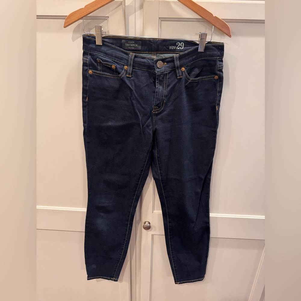 Jcrew toothpick, dark Blue Women's Jeans